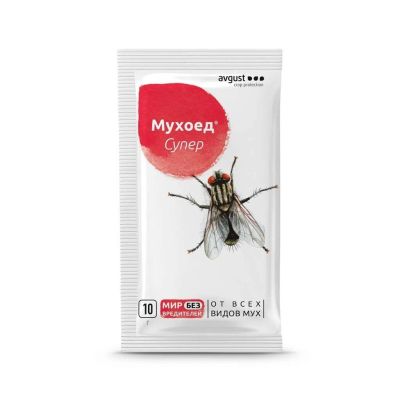 Лот: 24118085. Фото: 1. Инсектицид Мухоед Cупер, от мух... Средства от насекомых и грызунов