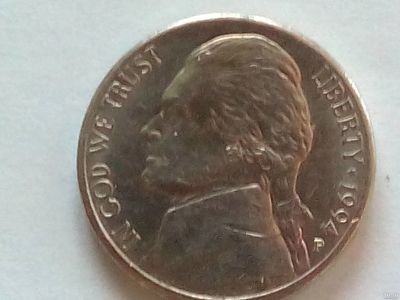 Лот: 18302401. Фото: 1. Монета США 5 центов, 1994 Jefferson... Америка