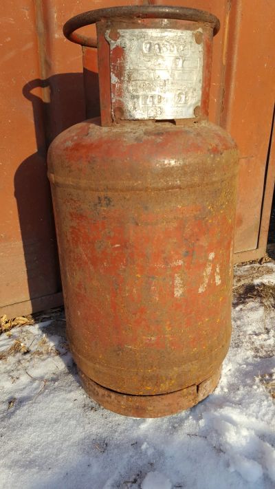 Лот: 19210040. Фото: 1. газовый баллон 27л. Баллоны, газ в баллонах