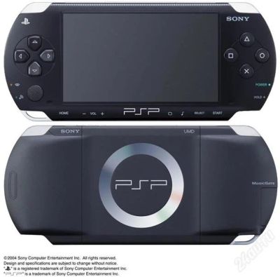 Лот: 1499995. Фото: 1. Psp fat black. Игровые приставки, консоли