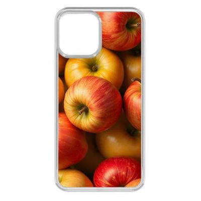 Лот: 25540414. Фото: 1. Чехол Krutoff Clear Case "Яблоки... Чехлы, бамперы
