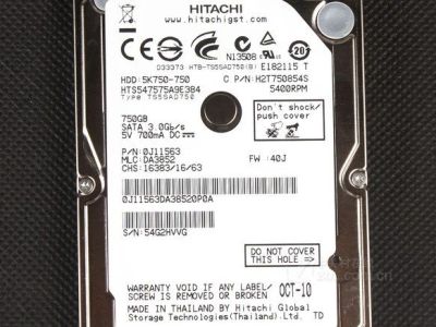 Лот: 10938646. Фото: 1. Жесткий диск 2.5" HDD Hitachi... Жёсткие диски