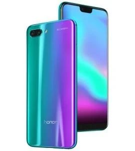 Лот: 12011567. Фото: 1. Honor 10 4/128Gb, мерцающий зеленый... Смартфоны