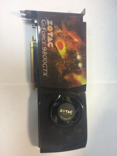 Лот: 8879596. Фото: 1. Zotac GeForce 9800 GTX 756Mhz... Видеокарты