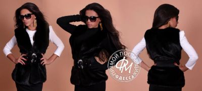 Лот: 3875162. Фото: 1. жилетка меховая. Верхняя одежда
