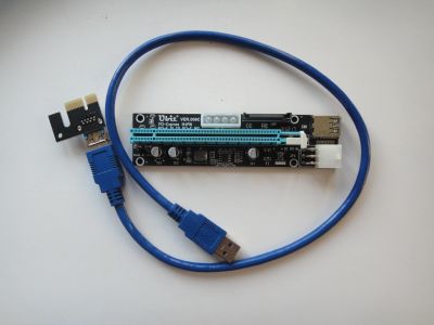 Лот: 17460507. Фото: 1. Райзер PCI-E Ver. 009с (Riser... Платы расширения, контроллеры, доп. порты