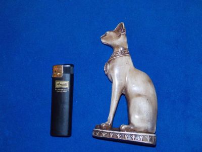 Лот: 6286409. Фото: 1. Статуэтка кошка. Фарфор, керамика