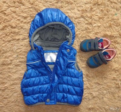 Лот: 9622717. Фото: 1. Стильный жилет (брэнд Mothercare... Верхняя одежда