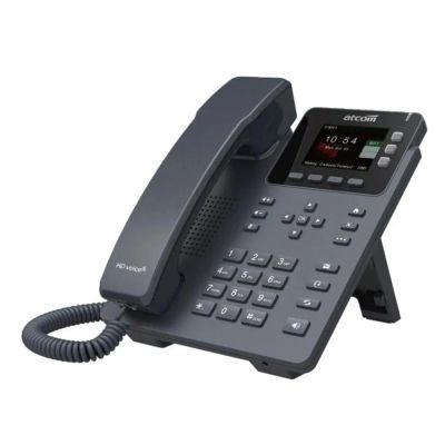 Лот: 25746333. Фото: 1. SIP-телефон Atcom D33 Grey. Проводные телефоны