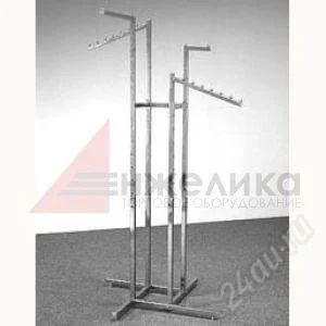 Лот: 2761931. Фото: 1. Вешало 4 рожк.(хром/чёрн.)(2 наклон... Торговое