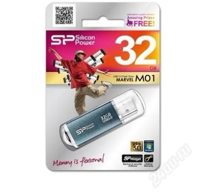 Лот: 2696575. Фото: 1. накопитель usb flash 32гб silicon... USB-флеш карты