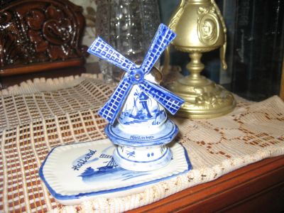 Лот: 10785323. Фото: 1. мельница , голландский фарфор... Фарфор, керамика