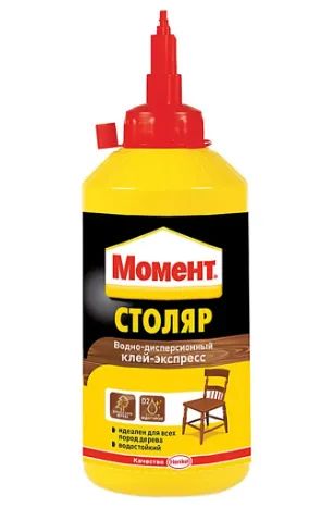 Лот: 12930084. Фото: 1. Клей Henkel Момент Столяр 250гр. Клеи, герметики, пена монтажная, клейкие ленты