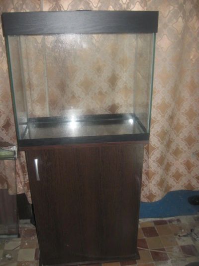 Лот: 4900163. Фото: 1. Аквариум 90л+тумба+крышка. Аквариумы, террариумы