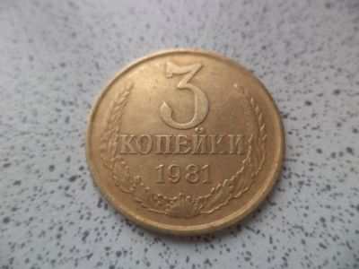 Лот: 10680490. Фото: 1. 3 копейки 1981. Россия и СССР 1917-1991 года