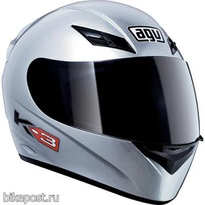Лот: 10047768. Фото: 1. Мото шлем AGV K3 белый. Другое (мототехника)