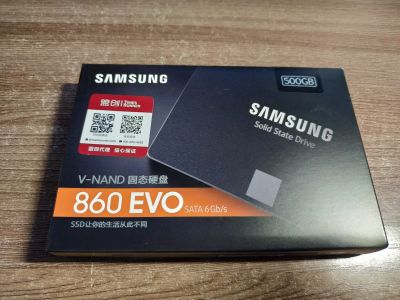 Лот: 14109364. Фото: 1. Диск SSD Samsung 860EVO 500Gb... SSD-накопители