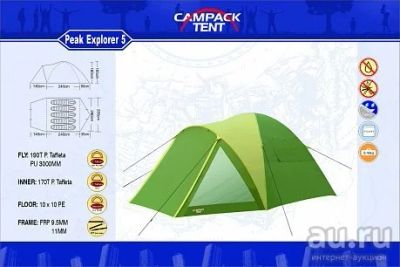 Лот: 9443602. Фото: 1. ОРИгИНАЛ!!! Палатка туристическая... Палатки, тенты