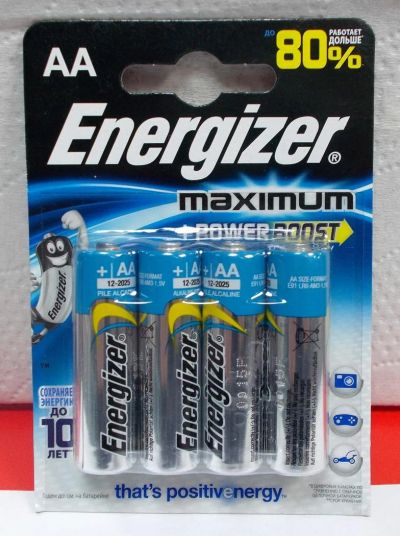 Лот: 8959078. Фото: 1. Элемент питания батарейка Energizer... Батарейки, аккумуляторы, элементы питания
