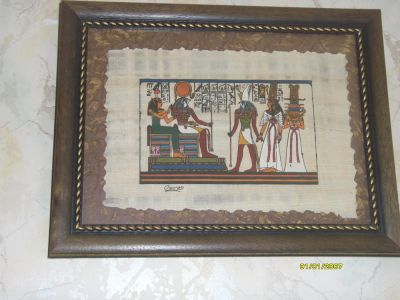 Лот: 5869440. Фото: 1. Картина в Итальянском багете Папирус... Произведения