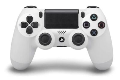 Лот: 4813741. Фото: 1. dualshock 4 white cuh-zct1u... Аксессуары для игровых приставок, консолей, геймпады
