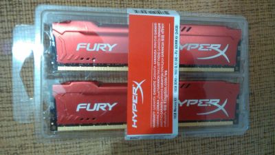 Лот: 6357533. Фото: 1. Новая память Kingston HyperX FURY... Оперативная память