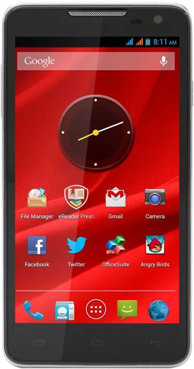 Лот: 4880713. Фото: 1. Смартфон Prestigio 5044 DUO Black... Смартфоны