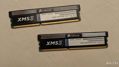 Лот: 13023163. Фото: 1. Corsair XMS3 8GB (2x4GB) PC3-12800... Оперативная память
