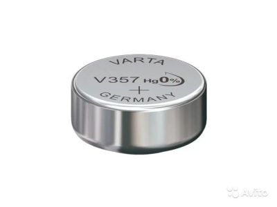Лот: 7289903. Фото: 1. Батарейка VARTA (357) BL1 (SR44W... Батарейки, аккумуляторы, элементы питания