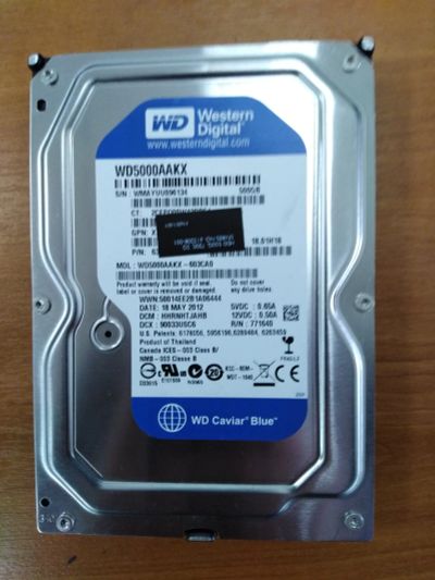 Лот: 17390716. Фото: 1. Жесткий диск Western Digital WD5000AAKX... Жёсткие диски (HDD)