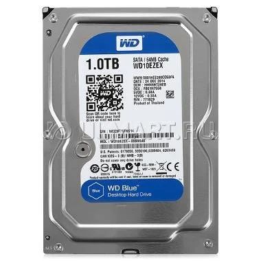 Лот: 10733799. Фото: 1. 1 ТБ Жесткий диск WD Blue. Жёсткие диски (HDD)