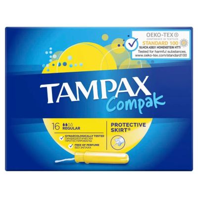 Лот: 24112908. Фото: 1. Тампоны Tampax, Compak Regular... Средства личной гигиены 
