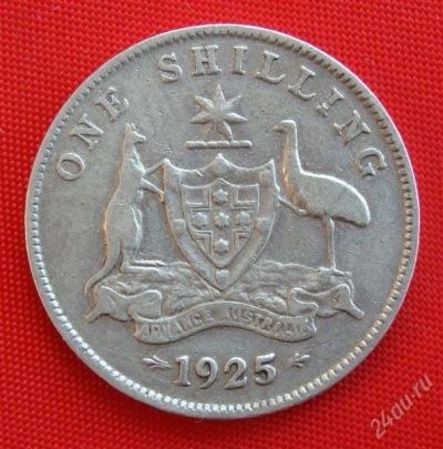 Лот: 1576529. Фото: 1. (№328/LF) 1 шиллинг 1925 (Австралия... Австралия и Океания