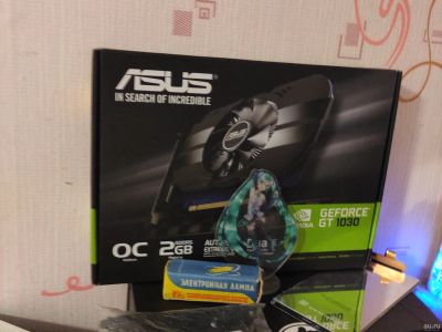 Лот: 18544519. Фото: 1. ASUS GeForce GT 1030 Phoenix. Видеокарты
