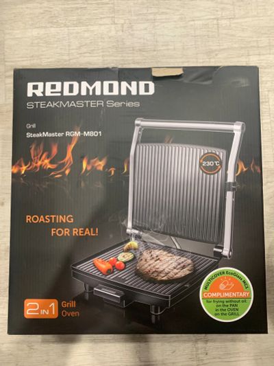 Лот: 21509743. Фото: 1. Гриль Redmond SteakMaster RGM-M801. Кухонная