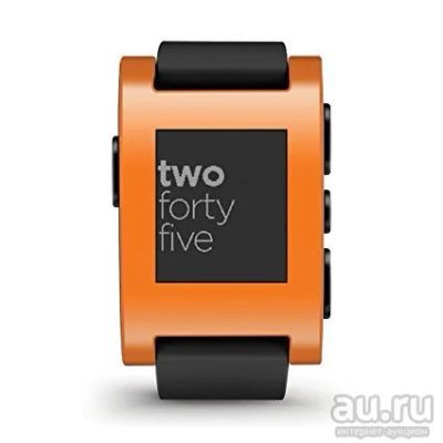 Лот: 8903932. Фото: 1. Pebble Classic (Orange) Полный... Смарт-часы, фитнес-браслеты, аксессуары