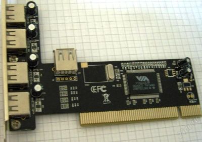 Лот: 954768. Фото: 1. 5 портов USB2.0 в слоте PCI. Платы расширения, контроллеры, доп. порты