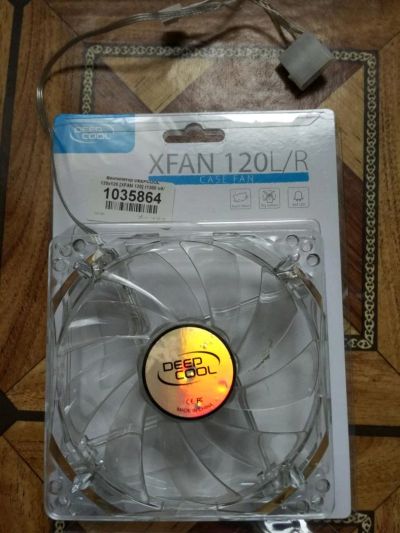 Лот: 9663424. Фото: 1. Кулер deepcool 120мм красная подсветка. Системы охлаждения