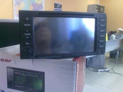 Лот: 1047383. Фото: 1. Мультимедиа DVD магнитола 2DIN... Мониторы, DVD