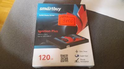 Лот: 12108267. Фото: 1. Новый SSD Smartbuy Ignition Plus... SSD-накопители