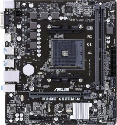 Лот: 19977181. Фото: 1. Материнская плата AM4: Asus Prime... Материнские платы