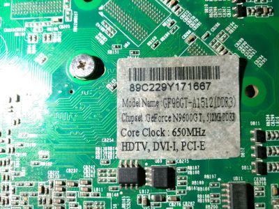 Лот: 12706858. Фото: 1. Видеокарта GF96GT-A1512(DDR3). Видеокарты