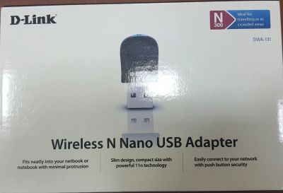 Лот: 12656028. Фото: 1. Wi-Fi адаптер D-link DWA-131/A1. WiFi, Bluetooth адаптеры