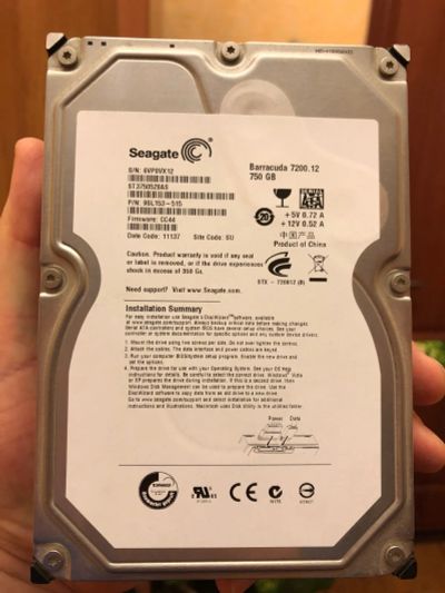 Лот: 19860949. Фото: 1. HDD Seagate Barracuda 7200.12... Жёсткие диски (HDD)