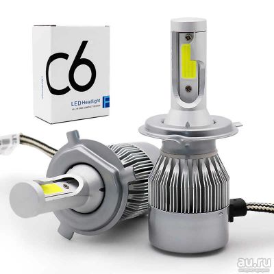 Лот: 14006461. Фото: 1. Лампа C6 H1 Led светодиодная 12v... Оптика и освещение
