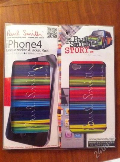 Лот: 1431722. Фото: 1. Iphone 4 paul smith. Чехлы, бамперы