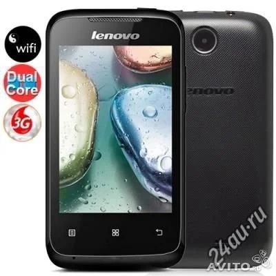 Лот: 4900788. Фото: 1. Смартфон Lenovo A269i 2ядра черный. Смартфоны