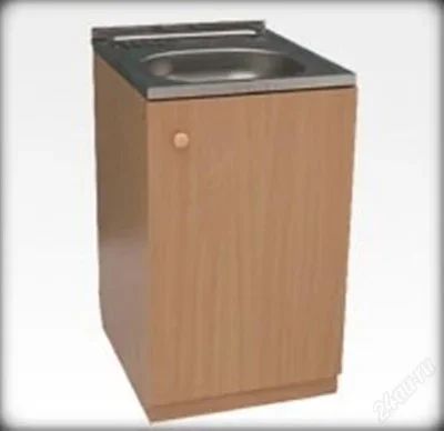 Лот: 2469314. Фото: 1. Тумба под мойку+мойка! 500х500... Другое (кухонная мебель)