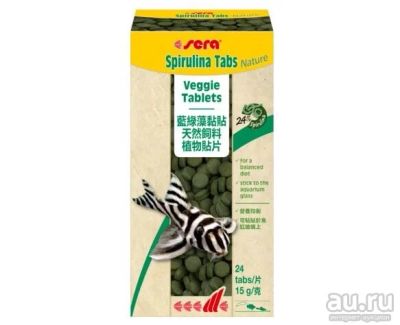 Лот: 17589290. Фото: 1. СЕРА Спирулина Премиум (SERA Spirulina... Корма