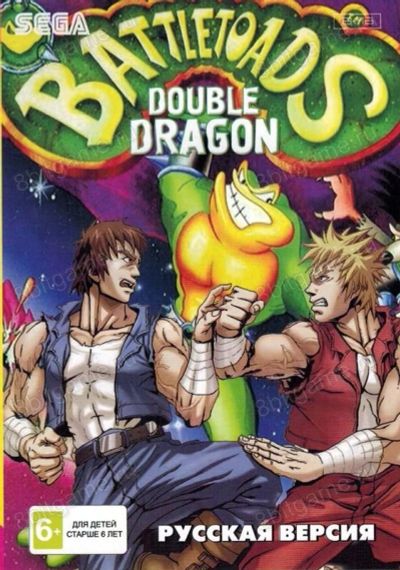 Лот: 13344366. Фото: 1. BATTLE TOADS & DOUBLE DRAGON BATTLETOADS... Игры для консолей